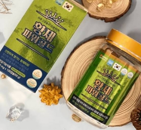 Tinh Dầu Thông Đỏ Hwangje Power Gold 100 Viên Chính Hãng Hàn Quốc